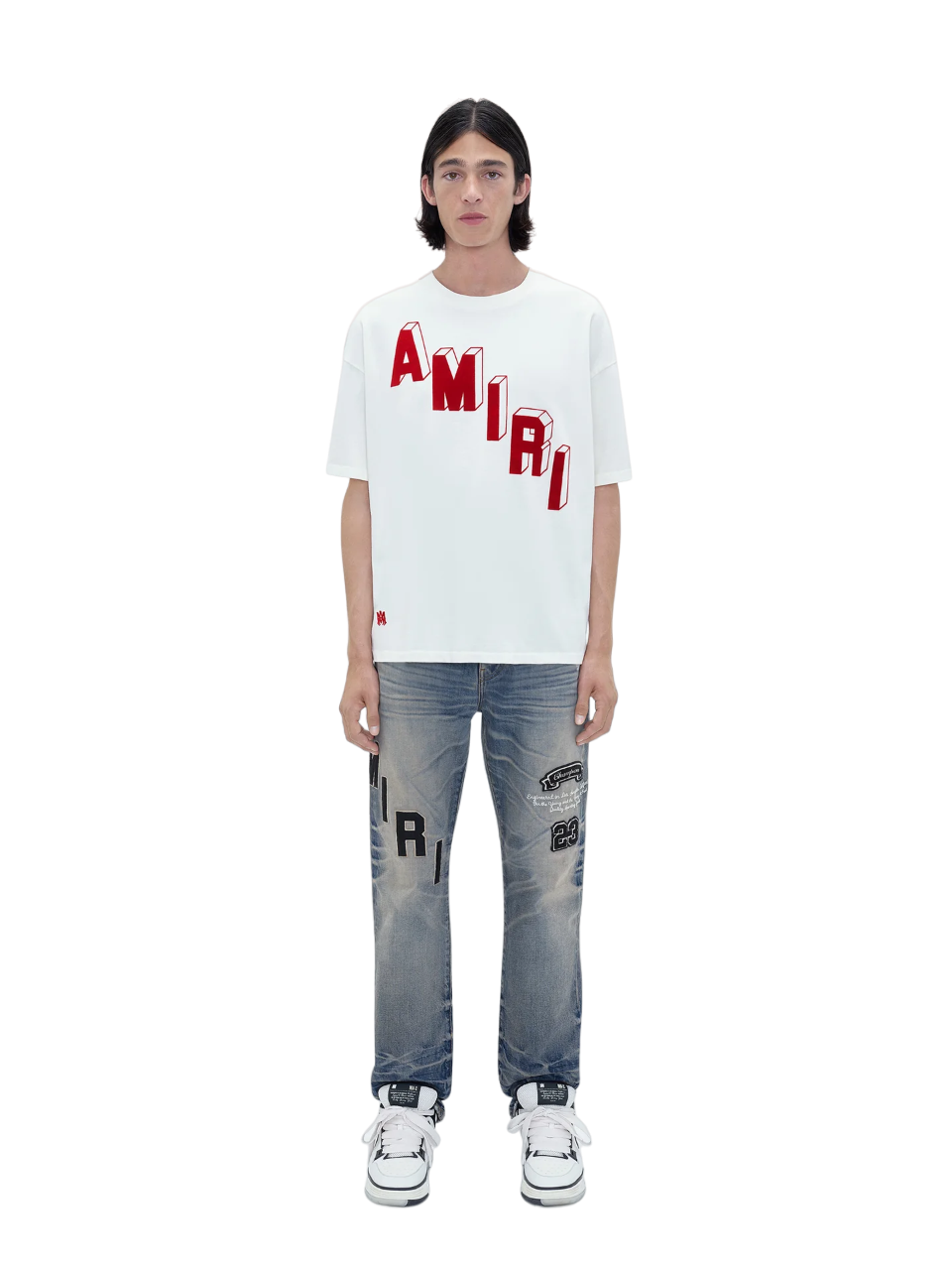 AMIRI Flocked Hockey Skater Tee ⋆ LONDINY