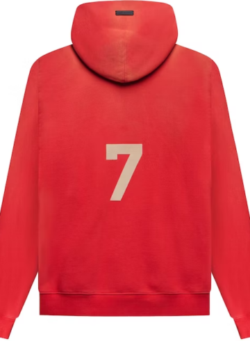 Fear of God - Fear of God Seventh Collection 7 Hoodie Vintage Red