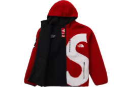 Supreme - Supreme The North Face S Logo Fleece Jacket Red