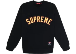 Supreme - Supreme Kanji Logo Crewneck Black