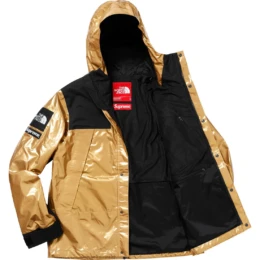 The North Face - Supreme The North Face Metallic Mountain Parka Gold