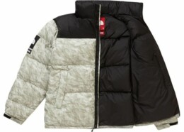 The North Face - Supreme The North Face Paper Print Nuptse Jacket Paper Print