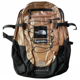The North Face - Supreme The North Face Metallic Borealis Backpack Gold