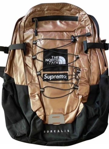 The North Face - Supreme The North Face Metallic Borealis Backpack Gold