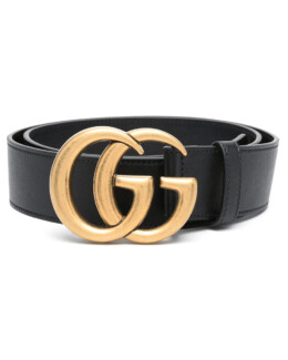 Gucci - Gucci logo-plaque leather belt