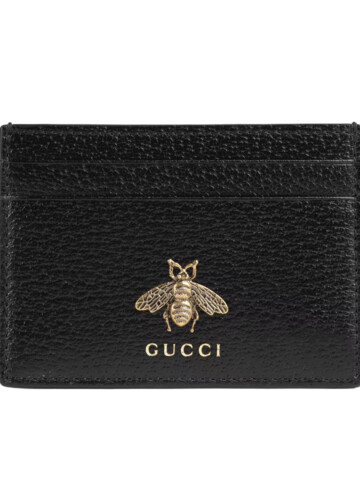 Gucci - Animalier Leather Card Case