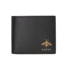 Gucci - Black Bee Bifold Wallet
