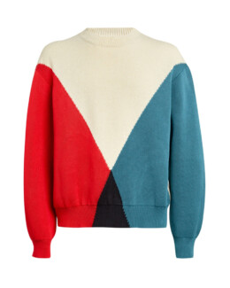 Jil Sander - Cotton-rich colour-block sweater