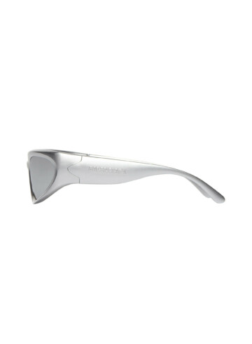 Balenciaga - Swift Oval Sunglasses in silver