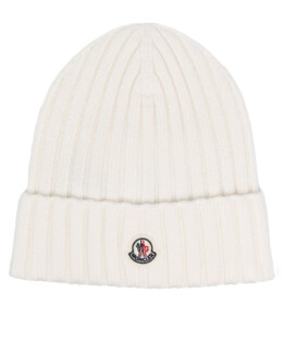 Moncler - ribbed-knit virgin wool beanie