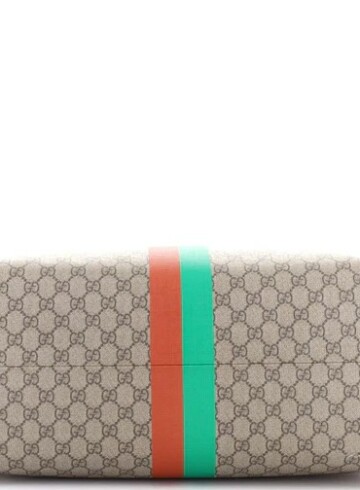Gucci - Gucci Fake/Not Convertible Open Tote Printed GG Coated Canvas Large