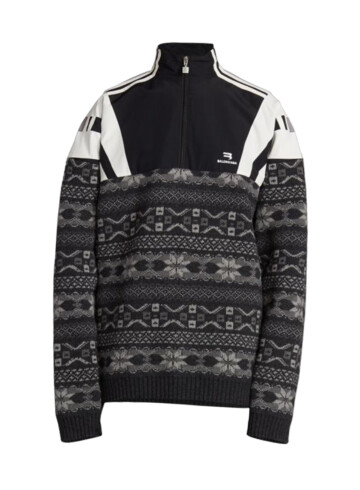 Balenciaga - Pieced tracksuit sweater