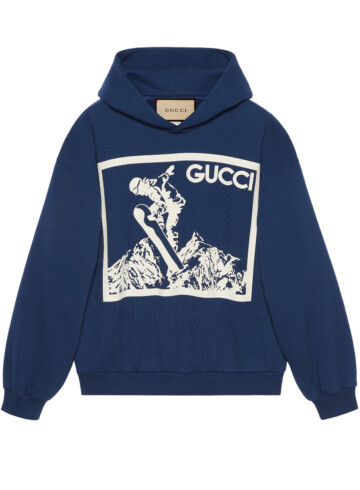 Gucci - Cotton jersey hooded sweatshirt