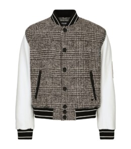 Dolce & Gabbana - Check varsity jacket