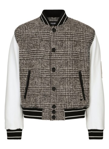 Dolce & Gabbana - Check varsity jacket