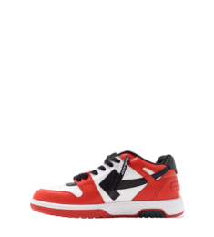 Off-White - OFF-WHITE Out Of Office OOO Low Tops Black White Red