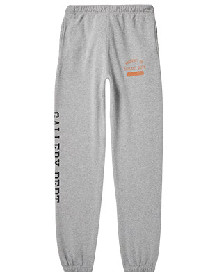 GALLERY DEPT Tapered Logo-Print Cotton-Jersey Sweatpants