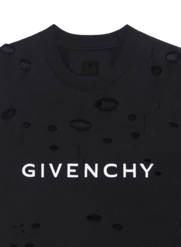 Givenchy - Givenchy Archetype With Destroyed Effect Sweatshirt