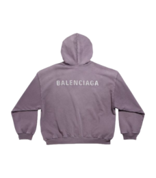 Balenciaga - BALENCIAGA  Cotton Logo Hoodie