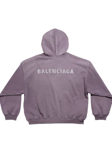 Balenciaga - BALENCIAGA  Cotton Logo Hoodie