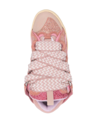 Lanvin crystal-embellished panelled sneakers