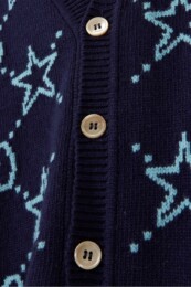 Gucci - GG Print Knit Cardigan in Wool
