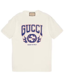 Gucci - COTTON JERSEY PRINTED T-SHIRT