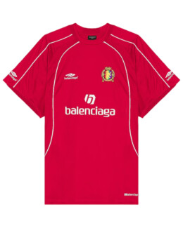 Balenciaga - BALENCIAGA Red Printed T-Shirt