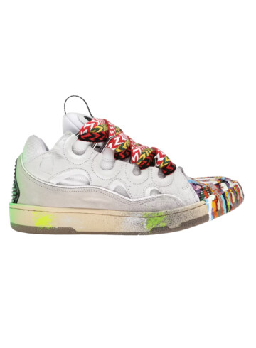 Lanvin - Gallery Dept. x Lanvin Painted Leather Curb Sneakers