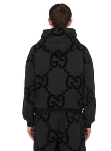 Gucci - Gucci Jumbo GG cotton jersey hoodie