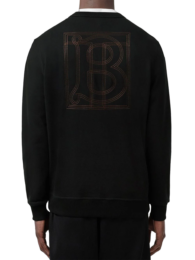 Burberry - Burberry TB Logo-Embroidered Crewneck Sweatshirt
