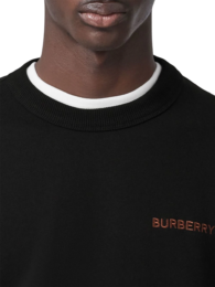 Burberry - Burberry TB Logo-Embroidered Crewneck Sweatshirt