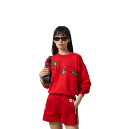 Gucci Jersey Jumper With Gucci Embroidery