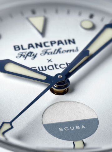 Swatch X Blancpain Bioceramic Scuba Fifty Fathmos Antarctic Ocean