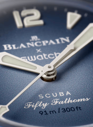 Swatch X Blancpain Bioceramic Scuba Fifty Fathmos Atlantic Ocean