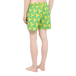 Bottega Veneta - Patterned elasticated swim shorts