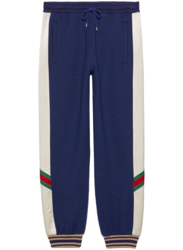Gucci - Striped Drawstring Track Pants