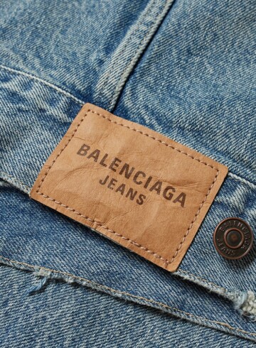 Balenciaga - Balenciaga Back college logo denim jacket