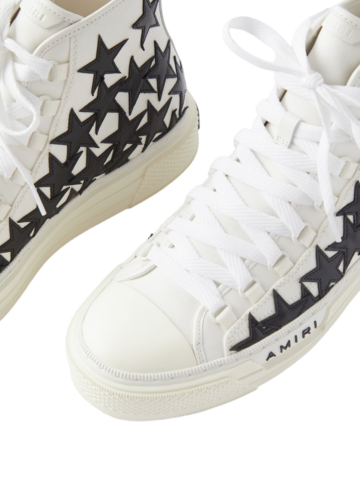 Amiri - Amiri Stars Court canvas high top sneakers