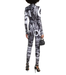 Dolce & Gabbana - All - Over Logo Graffiti - Print Jumpsuit