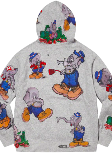 Supreme - Elephant Hooded Sweatshirt