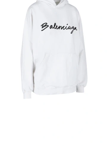 Balenciaga - Logo Hooded Sweatshirt In Default Title