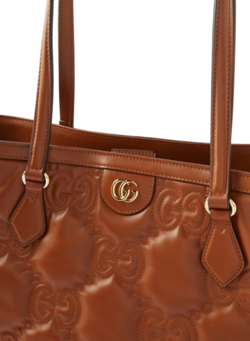Gucci - GUCCI GG-matelassé leather tote bag