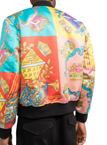 Versace - Barocco-print bomber jacket