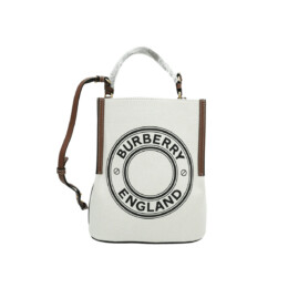 Burberry - Bicolor Peggy Small Bucket Bag