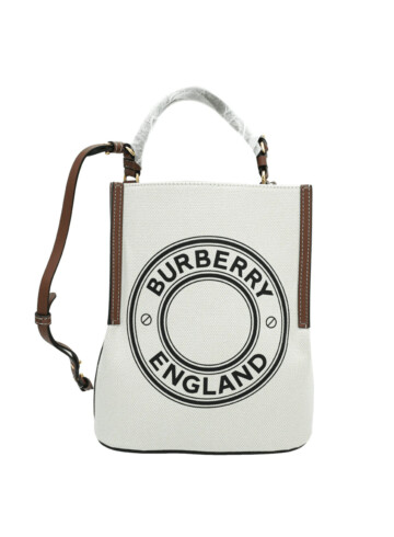 Burberry - Bicolor Peggy Small Bucket Bag