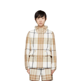 Burberry - Off-White Check Jacket