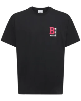Burberry - Logo Print Cotton Jersey T-Shirt