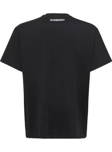 Burberry - Logo Print Cotton Jersey T-Shirt