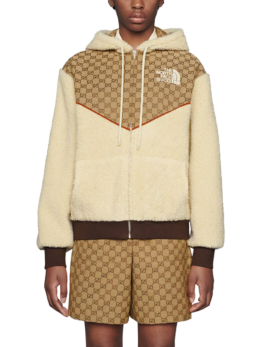Gucci - The North Face x Gucci GG Canvas Shearling Jacket